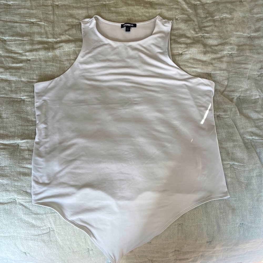 Express body contour high neck tank bodysuit